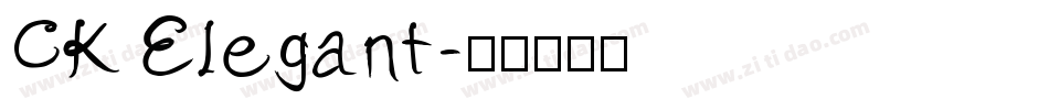 CK Elegant字体转换